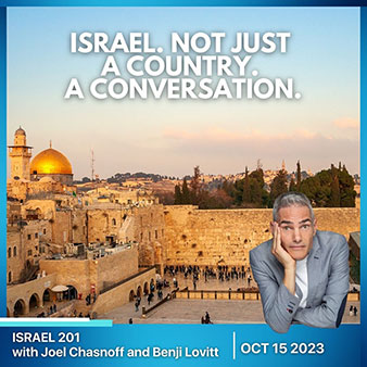 Israel 201 by American-Israeli comedians Joel Chasnoff and Benji Lovitt