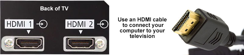hdmi-cable-computer-to-tv watch film on tv from computer